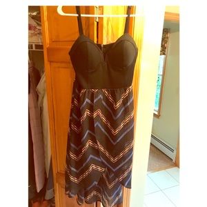 Tank top high low dress